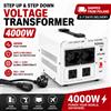 Foval Convertitore di Tensione 110V-220V 600W/800W/2000W/4000W/5000W con Presa EU/US, Trasformatore Automatico Step-Up e Step-Down 50Hz/60Hz, Alimentatore Portatile Universale, Regolatore di Tensione per