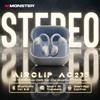 MONSTER Auricolari Traduttori AI Monster AC235 con Clip, Audio Stereo Hi-Fi, Bluetooth 6.0, Cuffie ENC per Chiamate Chiare, Auricolari Wireless TWS