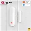coolo Sensore per Porte e Finestre Zigbee, Rilevatore di Apertura/Chiusura, Allarme di Sicurezza per Casa Intelligente Compatibile con Tuya Hub Smart Life