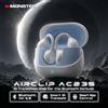 Monster AirClip AC235 Auricolari Traduttori AI con Clip, Cuffie HiFi Stereo Bluetooth 6.0, Auricolari Wireless TWS Sportivi con APP