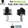 BEGRINT Kit Hotend Originale per Bambu Lab P1S P1P X1C X1, Riscaldamento Rapido con Set di Ugelli Intercambiabili da 0,2-0,8mm per Bambu