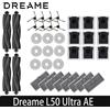 dreame Accessori per Robot Aspirapolvere Dreame L50 Ultra AE: Spazzola Principale, Spazzola Laterale, Panno Lavapavimenti, Filtro HEPA, Sacchetto Raccoglipolvere, Ricambi