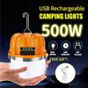 BALDR Potenti Luci LED da Campeggio con Batteria Integrata, Ricaricabili USB, per Tende e BBQ, Lanterna Super Luminosa con Power Bank