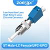 ZoeRax Adattatore in Fibra Ottica ZoeRax ST Maschio a LC Femmina UPC Simplex per FTTH OTDR Misuratore di Potenza Ottica Penna a Luce Rossa