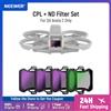 NEEWER Set di filtri NEEWER CPL + ND, (ND8/16/32) Filtro polarizzatore circolare per lenti, Accessori per droni compatibili solo con DJI Avata 2