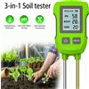INSOMA Tester Digitale per Terreno 1-5 Pezzi, Misuratore di PH/Umidità/Temperatura ad Alta Precisione con Retroilluminazione per Piante da Interno, Giardino, Prato, Fattoria
