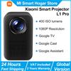 XIAOMI Proiettore Smart Xiaomi L1 Pro, 400 ISO Lumen, Google TV, Risoluzione Fisica 1080p, Autofocus e Correzione Automatica della Distorsione Trapezoidale, Audio Dolby