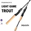 TSURINOYA Canna da spinning/casting TSURINOYA Light Trout Rod DRAGON 70g 1.6/1.68/1.8/1.98m ad azione rapida con anelli FUJI in carbonio per la pesca di Rochfish e Bass