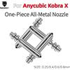 BEGRINT Ugello Hotend per Anycubic Kobra X / Kobra 4, Ugello Bimetallico Resistente alle Alte Temperature, Misure Opzionali 0.25/0.4/0.6/0.8mm