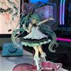 Bandai Nuova Statuetta Anime Hatsune Miku, Giocattoli per Feste di Compleanno, Figurina d'Azione MIKU Kawaii in PVC, Modellino Regalo per Bambini