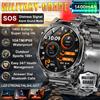 GUHUAVMI Nuovo Smartwatch Militare TANK 2026 con Chiamata Bluetooth, Impermeabile 10ATM, Batteria 1400mAh, Monitoraggio Frequenza Cardiaca, Orologio Sportivo da Esterno per Uomo