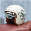 orz Casco Moto Aperto 3/4 Certificato DOT 060, Guscio in ABS ad Alta Resistenza, Casco Leggero e Ventilato Unisex per Scooter