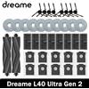 dreame Accessori per Robot Aspirapolvere Dreame L40 Ultra Gen 2: Spazzola Principale, Spazzola Laterale, Panno Lavapavimenti, Filtro HEPA, Sacchetto Raccoglipolvere, Ricambi