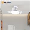 JOYINLED Ventilatore da soffitto JOYINLED con illuminazione e telecomando, pale retrattili a scomparsa, luce silenziosa, 3 velocità e dimmerabile, bianco