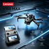 Lenovo Drone Professionale Lenovo V168 MAX GPS 4K con Tre Telecamere, Angolo Ampio 8K, Localizzazione Ottica, Evitamento Ostacoli a Quattro Vie, Quadricottero