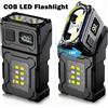 ZHIYU Mini Torcia LED Ricaricabile USB, con Magnete Posteriore e Luce COB Laterale, 1000LM Super Luminosa IPX4 per Campeggio e Emergenze