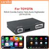 CARABC Navigatore GPS CARABC Wireless Carplay Android Auto per TOYOTA RAV4 Highlander Tundra Sienna Prius Yaris Camry CHR