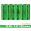 Aleaivy Batteria agli ioni di litio 18650 da 3500 mAh 3,7 V ricaricabile ad alta capacità - Ricarica rapida per torce/giocattoli, oltre 1000 cicli, lunga durata