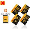 Kodak Scheda Micro SD KODAK 128GB 64GB 32GB 16GB Classe 10 U3 100MB/s Scheda di Memoria TF + Adattatore SD per Video 4K Drone Telefono