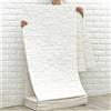 ctzsoop 1-10 Pezzi Adesivi Murali 3D Effetto Mattoni Vintage 77cmx70cm, Carta da Parati Autoadesiva Impermeabile Antimacchia per Soggiorno, Cucina, Camera da Letto