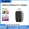 XUDA Adattatore Wireless 2in1 per CarPlay e Android Auto, Mini Box Intelligente Plug and Play Universale per Nissan