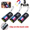BALDR Potente Mini Torcia LED COB Portachiavi, Ricaricabile USB-C, Luce da Lavoro Appendibile, Impermeabile, Lampada Tascabile per Campeggio e Passeggiate