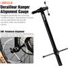 LEBYCLE Misuratore di Allineamento per Forcellino del Deragliatore Bici MTB e da Strada, Strumento Professionale per Forcellino Bici 360 ° Strumento di Riparazione per Correzione e Allineamento