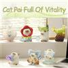 Potdemiel Cat Pai Serie Piena di Vitalità Blind Box Giocattoli Trendy Decorazione per Auto Modello in Resina Squisito Mystery Box Regali a Sorpresa Divertenti