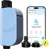EZAIOT Timer per Irrigazione da Giardino Smart WIFI Tuya, Valvola Automatica per Irrigazione, Controllore Wi-Fi per Irrigazione Esterna, Programmatore a Goccia, Sistema di Irrigazione con Supporto per App