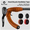 WEST BIKING Nastro Manubrio Bici da Corsa in Silicone EVA Spessore 3mm, Altamente Elastico, Antiscivolo, Assorbimento Urti, con 2 Tappi