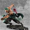Bandai Nuova Statua di Luffy One Piece, Roronoa Zoro a Tre Lame, Modellino da Collezione in PVC, Action Figure Manga Anime