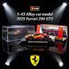 Bburago 1:43 24H Spa AF Corse Ferrari 2025 296 GT3 NO.51 Modellino Auto da Corsa in Lega Pressofusa 499P No.83 Serie Racing