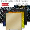 BEGRINT Piastra di stampa per stampante 3D K2/K2 Combo, piano riscaldato per Creality K2, piastra 270×293mm in acciaio armonico testurizzato PEI di alta qualità