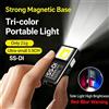 ctzsoop Mini torcia LED COB ricaricabile USB C, potente luce da lavoro con clip e magnete, impermeabile, EDC, per campeggio, passeggiate, lampada tascabile