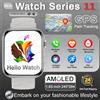GUHUAVMI Versione Globale NUOVO Smartwatch Serie 11 per Uomo e Donna, GPS con Tracciamento, Chiamate Bluetooth HD, Orologio Sportivo Impermeabile
