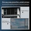 BUNPIG Pellicola a Specchio Unidirezionale per Finestre, Vinile Adesivo Argentato, Isolamento Termico, Protezione Solare, Privacy per Casa