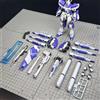 Bandai Kit Modello Mecha RG Hi-v Amro 1/144 Marca Zhujiang con 3 Maschere Speciali, Decalcomanie a Idrografia, Parti Pre-Pitturate, Assemblaggio da Collezione