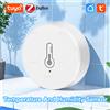 coolo Sensore di Temperatura e Umidità Zigbee 3.0 a Batteria, Mini Igrometro per Interni Compatibile con Z2M Smart Life Tuya Hub Alexa Google Home