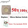 jingyuqin 50/100 pz. Microinterruttore a pulsante tattile di ricambio per chiave auto Renault Espace Laguna Duster Logan Dacia Sandero Clio Kangoo
