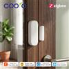 coolo Sensore per Porte e Finestre Zigbee, Rilevatore di Apertura/Chiusura, Allarme Smart per Casa, Protezione di Sicurezza Compatibile con Tuya Hub Smart Life