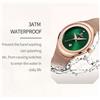 NAVIFORCE Orologio da Polso da Donna NAVIFORCE di Lusso Verde alla Moda con Cinturino in Maglia d'Acciaio, Analogico, Data, Quarzo, Impermeabile, per Affari