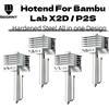 BEGRINT Assemblaggio Hotend Integrato ad Alta Durezza, Struttura Resistente all'Usura per Stampante 3D Bambu Lab X2D P2S, Parti di Ricambio 0.2-0.8mm