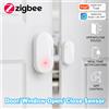 coolo Sensore Magnetico per Porte e Finestre Tuya Zigbee 3.0, Allarme di Sicurezza per Z2M Smart Life Alexa Google Home