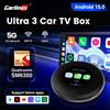 Carlinkit Adattatore CarlinKit Ultra3 Box Android 15 SM6350 per Android Auto Wireless e CarPlay per BMW, Jeep, Mercedes, Volvo, Toyota, Ford ecc.