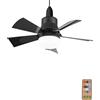 JOYINLED Ventilatore da Soffitto Moderno con Luce LED e Telecomando, Dimmerabile 30W E27, Lampada da Soffitto con Ventilatore per Camera da Letto, Soggiorno, Cucina, Decorazione
