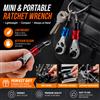 Hi-Spec Mini Cacciavite a Cricchetto da 1/4 di Pollice, Utensile Compatto con Impugnatura Esagonale per Spazi Ristretti, Riparazioni Auto, Manutenzione Bici e Progetti Fai-da-Te