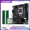 MACHINIST Scheda madre MACHINIST H61 con processore Intel Core i5 3570 CPU LGA 1155 e memoria RAM DDR3 da 8 GB (2*4 GB) (combo opzionale)
