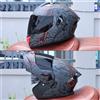 orz Casco Modulare per Moto ORZ-103-DOT in ABS, Apribile con Doppia Visiera, Protezione Integrale con Schermo Solare Interno per Uomini e Donne