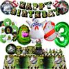 Potdemiel Decorazioni per Festa di Compleanno Ghostbusters, Stoviglie Usa e Getta, Palloncini, Sfondo, Accessori per Feste Bambini e Baby Shower