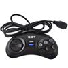 BOYHOM 1/2 Pezzi Controller di Gioco a 6 Pulsanti per SEGA Genesis MD 16 Bit, Gamepad Cablato Classico, Accessori per Videogiochi